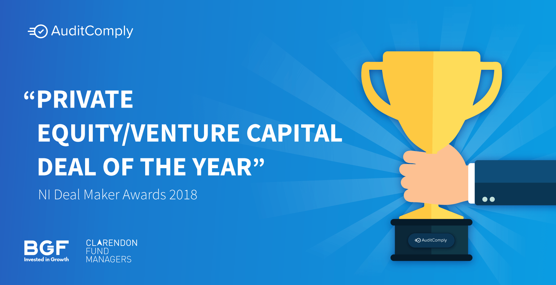 AuditComply Wins 'Private Equity/Venture Capital Deal of the Year' Award