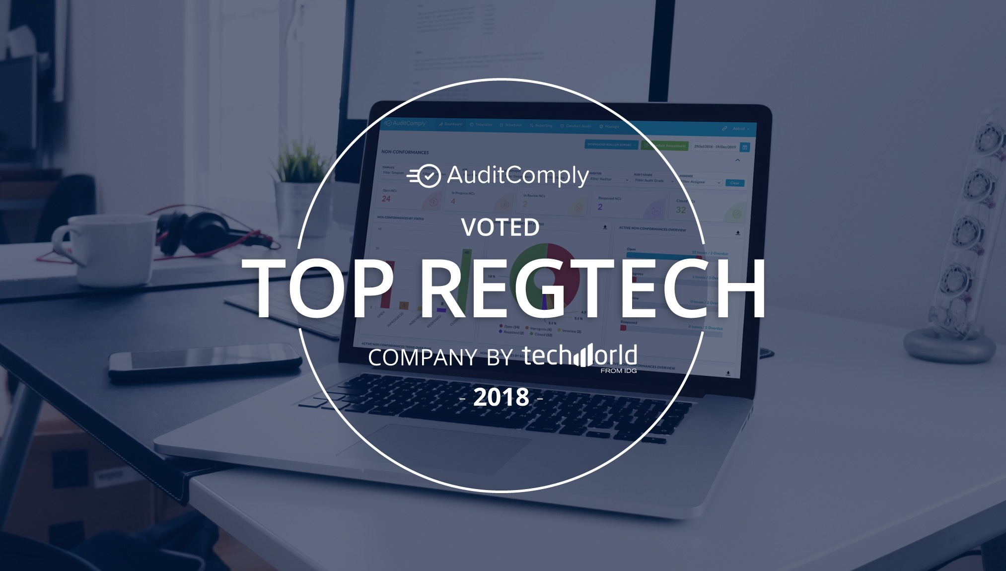 AuditComply Named Among UK RegTech Startups to Watch