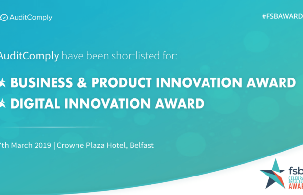 AuditComply nominated for 'Business & Product Innovation Award' and 'Digital Innovation Award'