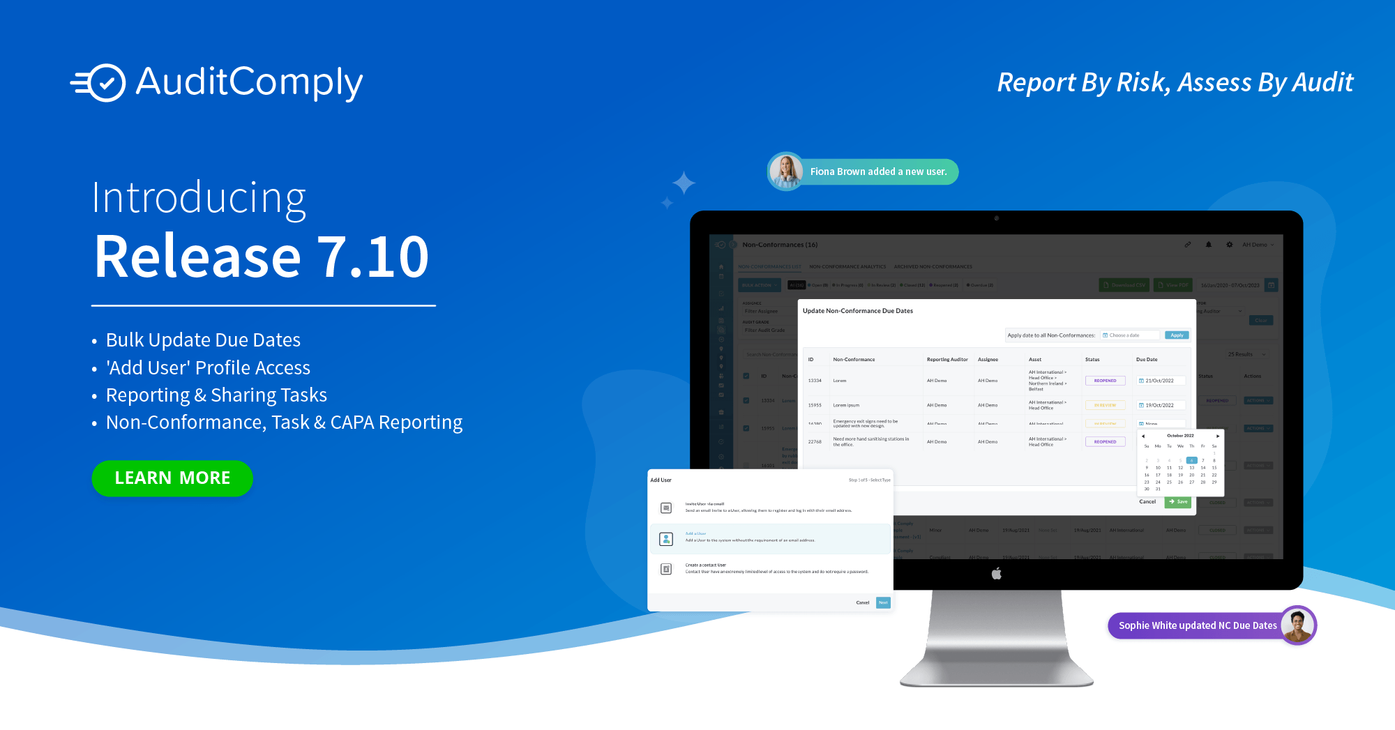 Release 7.10 🔔 – Bulk Edits, Improved User Management, Greater CAPA, and more!