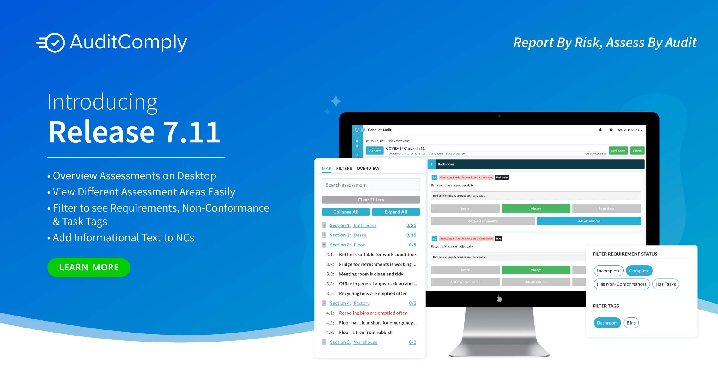 Release 7.11 🔔 – Faster, Easier Navigation for Desktop Audits