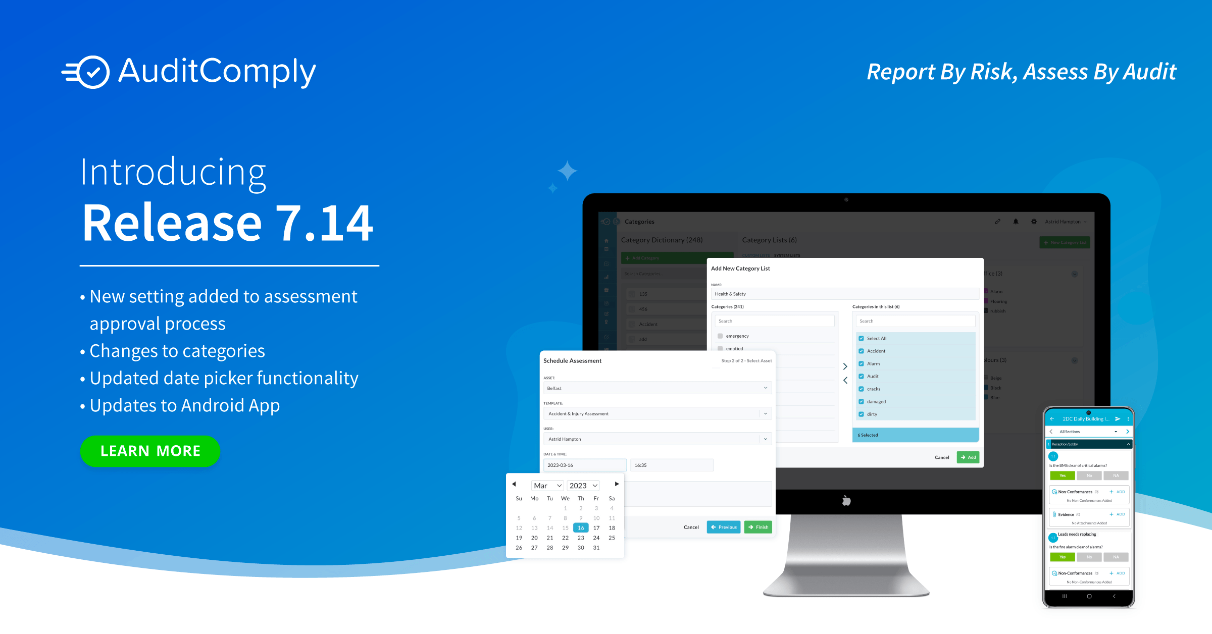 Release 7.14 🔔 – Advanced Assessment Approval Settings, Category Management & More!