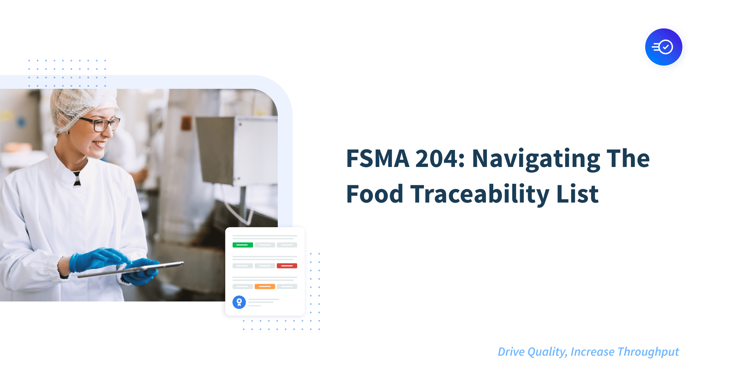 FSMA 204: Navigating The Food Traceability List