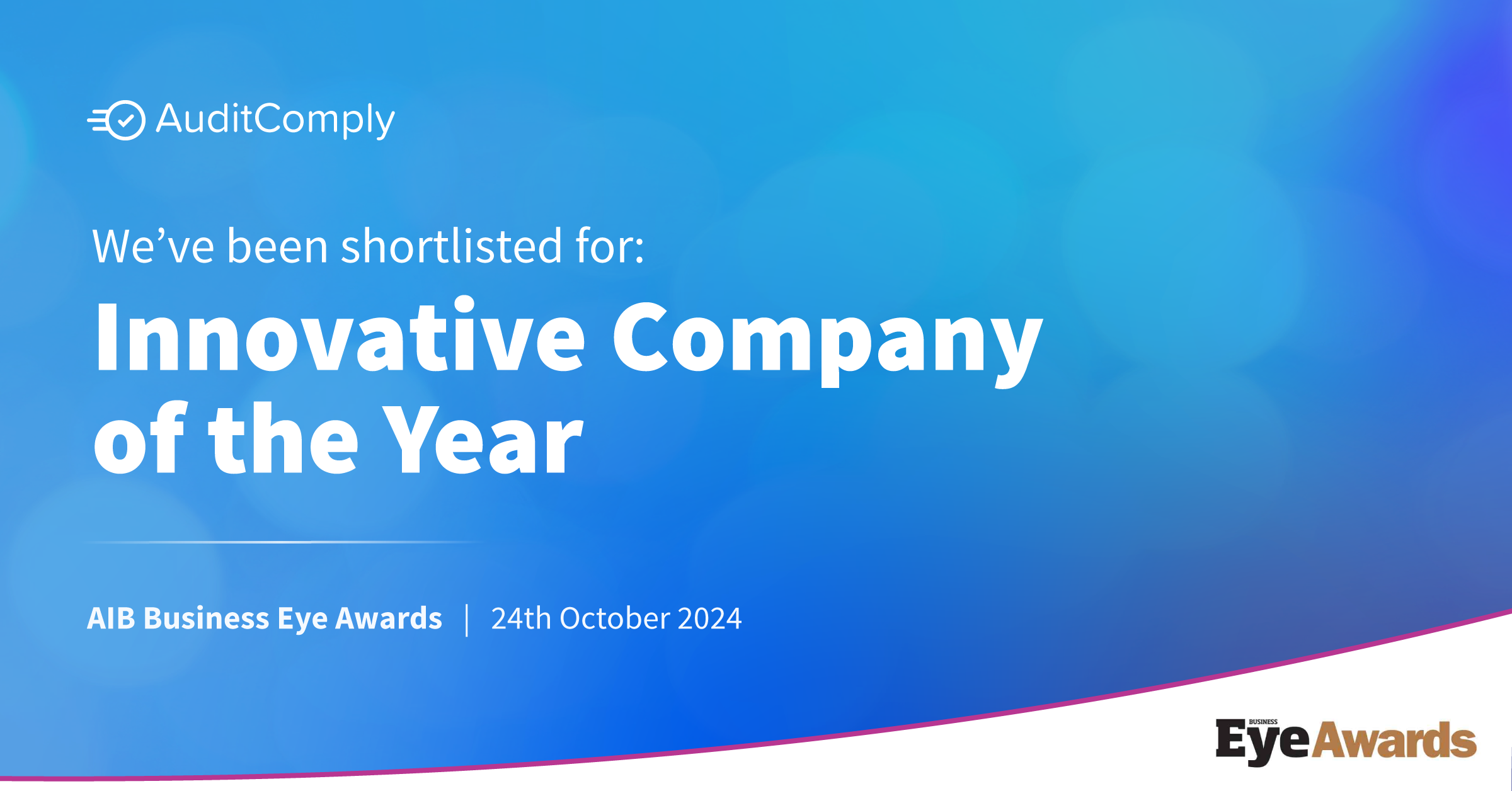 AuditComply Shortlisted for Innovative Company of the Year 2024 🏆