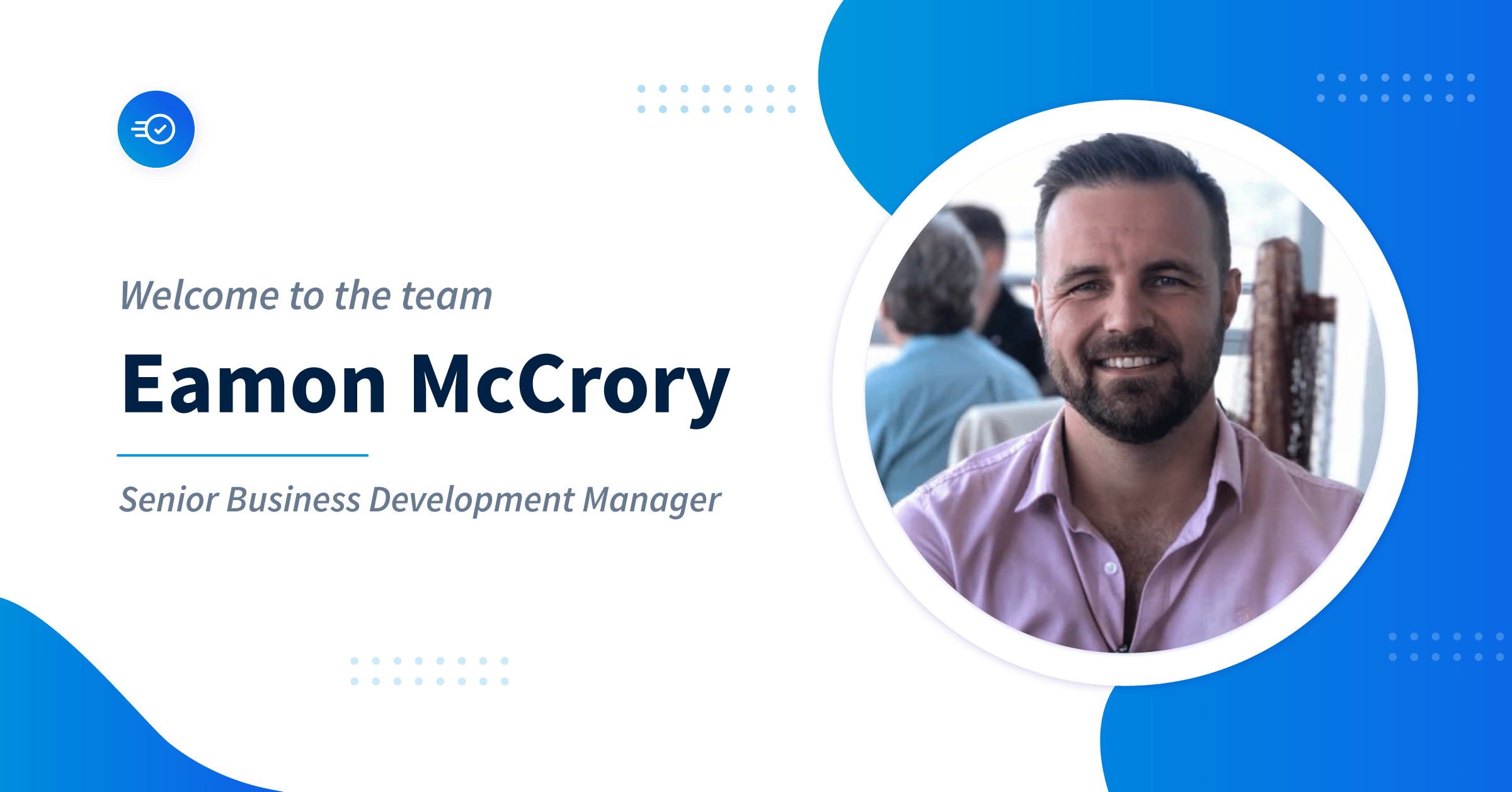 Welcome Eamon McCrory to AuditComply